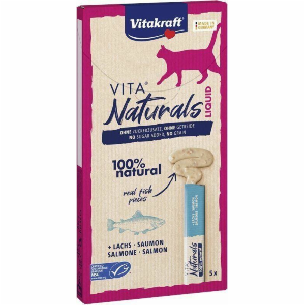 VITAKRAFT Vita Naturals Liquid Salmon - pamlsek pro kočky...