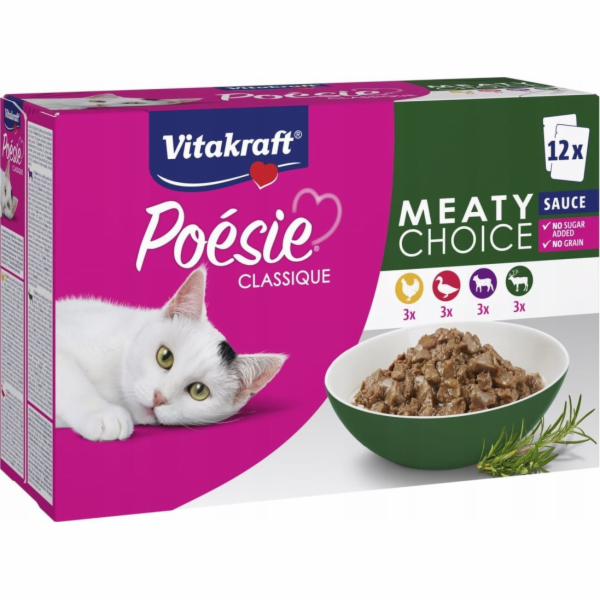 VITAKRAFT Poésie Classique Meaty choice - mokré krmivo pr...