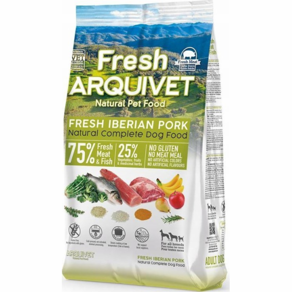 ARQUIVET Fresh Iberian Pork and fish - polovlhké krmivo p...
