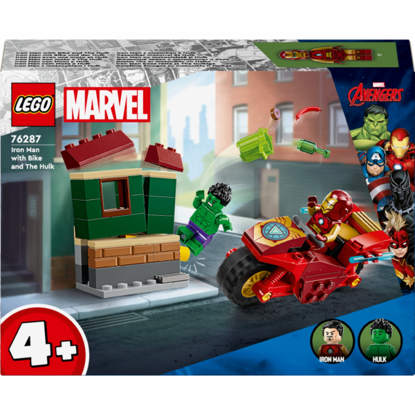 LEGO 76287 Marvel Super Heroes Iron Man s kolem a Hulkem,...