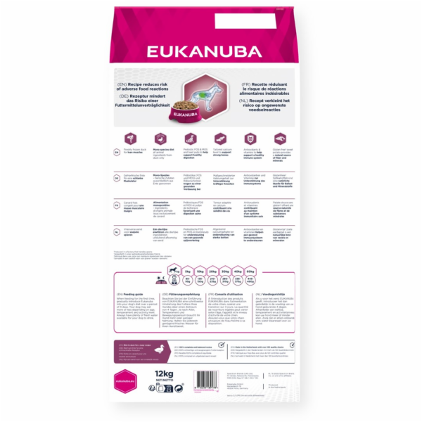 EUKANUBA Daily Care Mono-Protein Adult All Breed Duck - s...