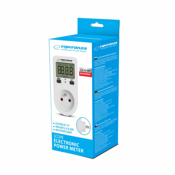 Esperanza ELA102 Elektronický měřič spotřeby energie