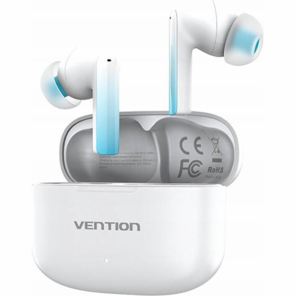 Wireless earphones, Vention, NBIW0, Elf Earbuds E04 (white)