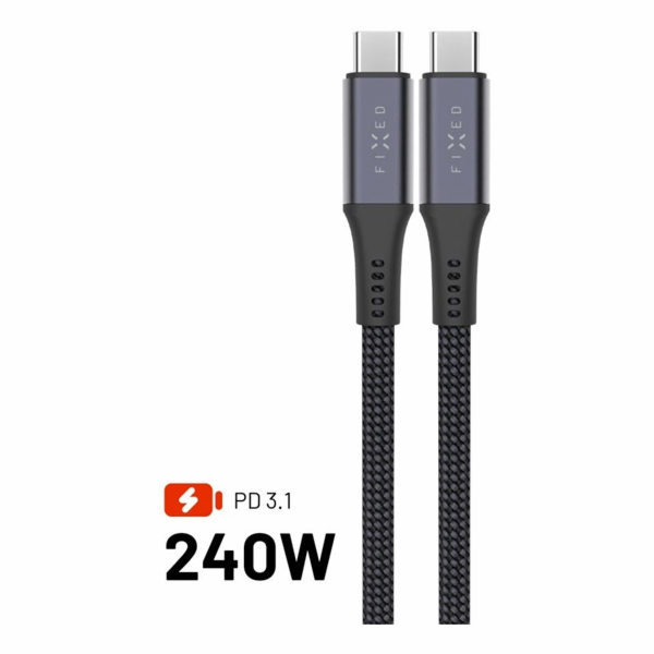 Fixed&nbsp;kabel&nbsp;USB-C/USB-C&nbsp;FIXDBP-CC2-GR