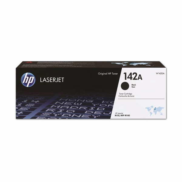 HP 142A Black Laser Toner, W1420A