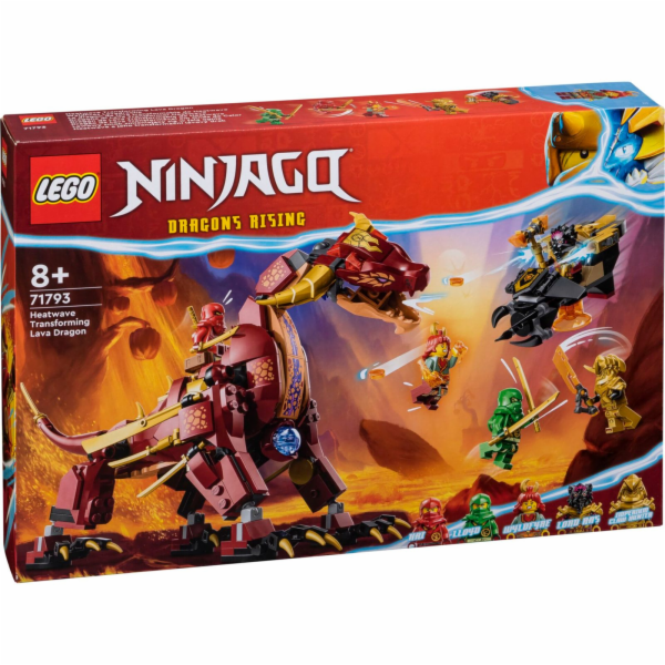 LEGO® NINJAGO® 71793 Lávový drak, který se promění ve vln...