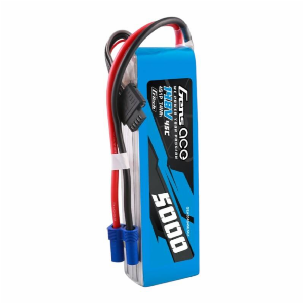 Gens ace G-Tech 5000mAh 14.8V 45C 4S1P Heli Lipo baterie ...