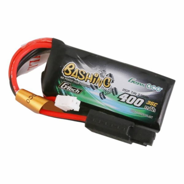 Gens ace G-Tech 400mAh 7,4V 2S1P 35C Lipo baterie s konek...