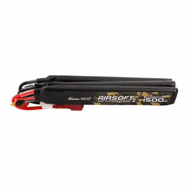 Gens ace 25C 1500mAh 3S1P 11.1V Nunchuck 3X Airsoft Gun L...