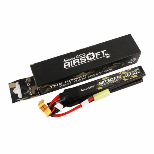 Gens ace 25C 1500mAh 3S1P 11.1V Nunchuck 3X Airsoft Gun L...
