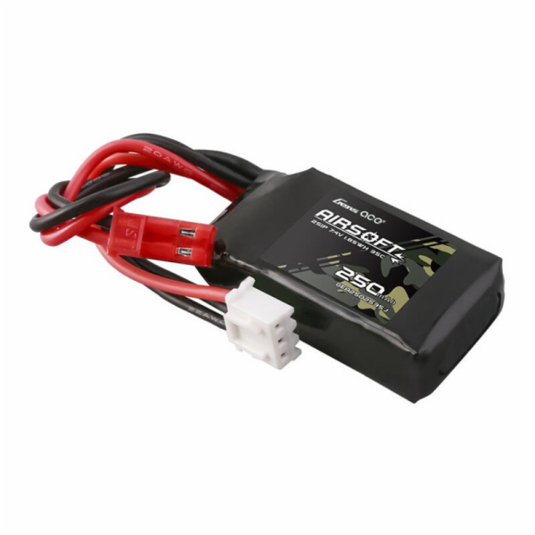 Gens ace 250mAh 7.4V 35C 2S1P Airsoft Gun Lipo baterie s ...