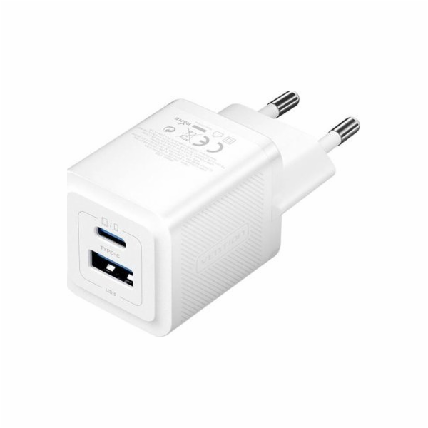 Wall charger, Vention, FEQW0-EU,  USB-C + USB- A,  30W/30...