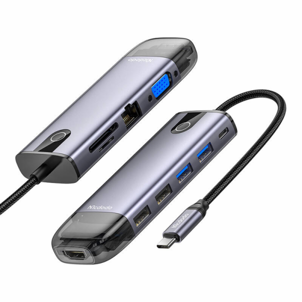 Mcdodo HU-7740 Rozbočovač 6 v 1 USB-C (USB-C, HDMI, USB3....