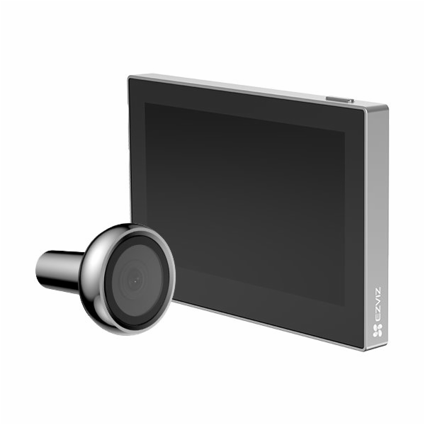 Chytré dveřní kukátko Ezviz HP2 s kamerou,  WiFi, 2K, 4,3...
