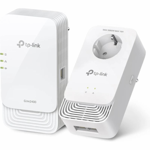 TP-Link PGW2440 KIT EasyMesh WiFi6 průchozí powerline set...