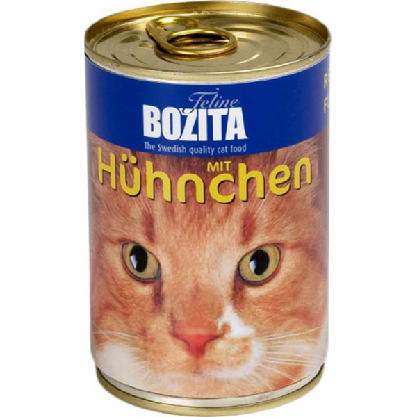 BOZITA Kuřecí paštika - mokré krmivo pro kočky - 400g