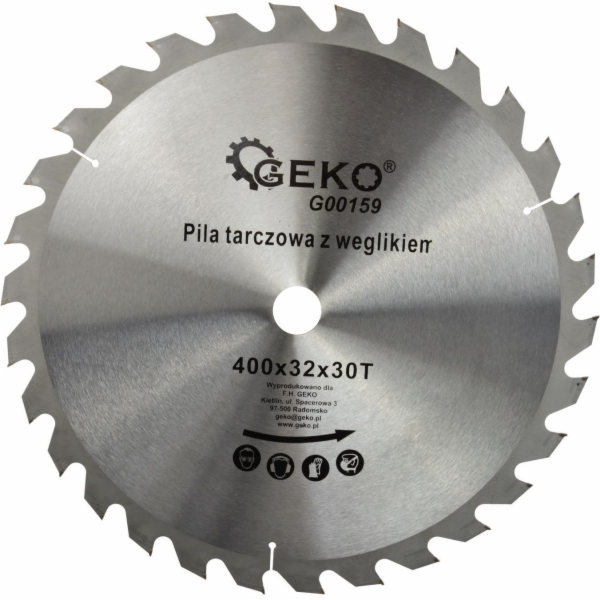 GEKO Kotouč pilový vidiový, 400x32x30T GEKO