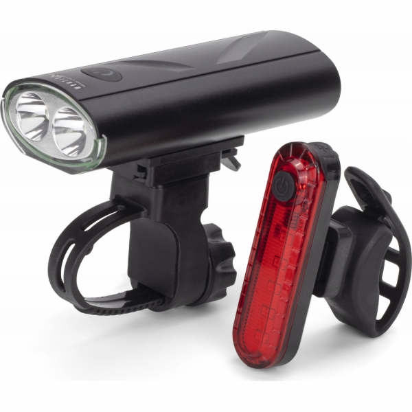 Montis Zestaw akumulatorowych lampek rowerowych LED MT107...