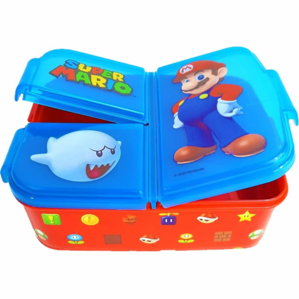 STOR 21420 Snídaňový box/obědový box Super Mario se 3 při...