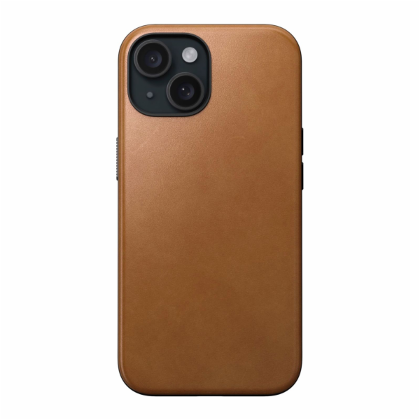 Nomad Modern Leather Case iPhone 15 English Tan