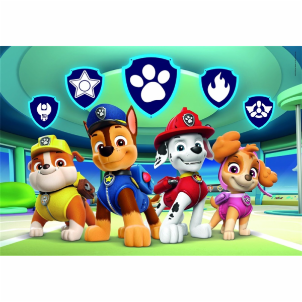 Clementoni svítící světla - Paw Patrol, Puzzle