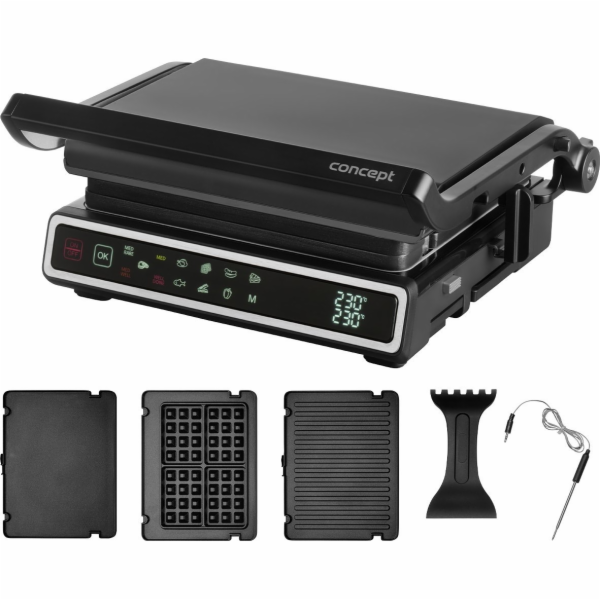 CONCEPT Kontaktní gril s teplotní sondou GE3550