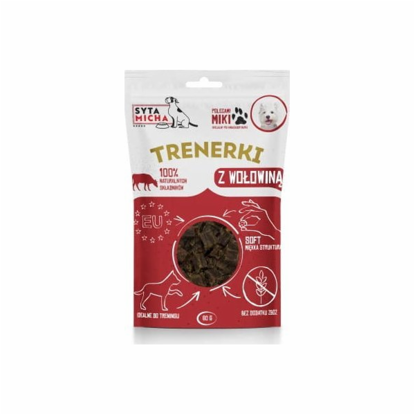 SYTA MICHA Treats with beef - pamlsek pro psa - 80g