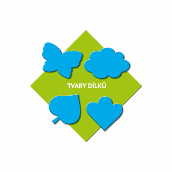 Dino Papírové puzzle Krteček zahradník 12 dílků