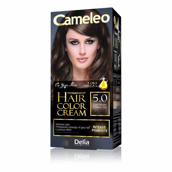 Delia Cameleo HCC Permanentní barva Omega+ č. 5.0 Světle ...