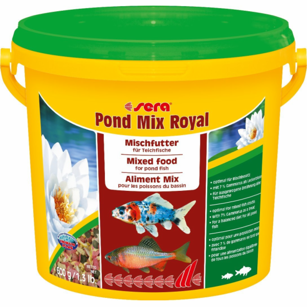 Sera Pond Mix Royal 3.800 ml, krmná směs pro jezírkové ryby