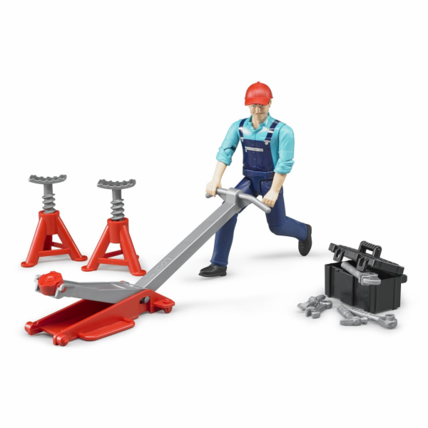 Bruder Figurka mechanika s dílenským nářadím