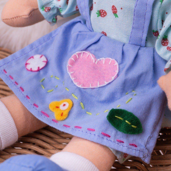 Panenka Bigjigs Toys látková Grace 28 cm