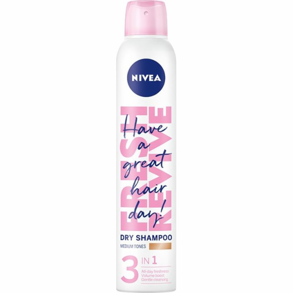 Nivea Fresh Revive suchý šampon střední 200 ml