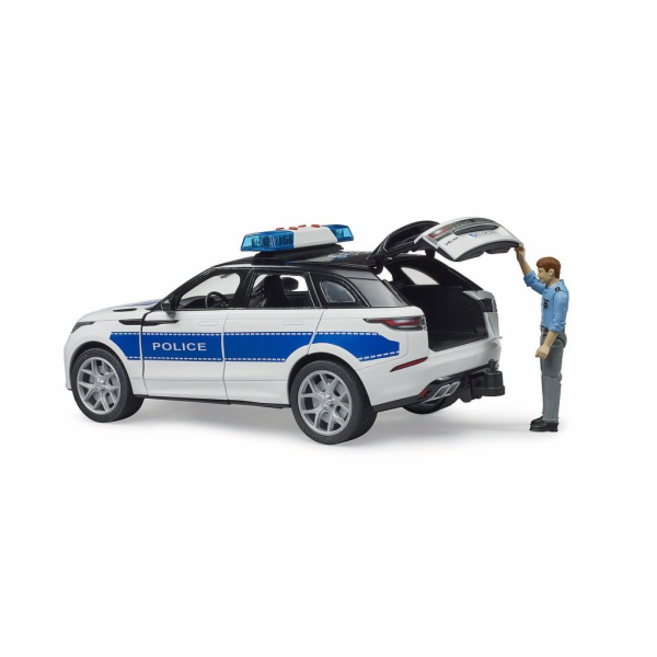 Policejní vozidlo Range Rover Velar s policistou, model v...