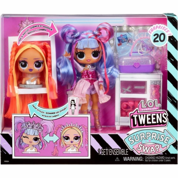 Módní panenka LOL Surprise Tweens Surprise Swap - Buns-2-...
