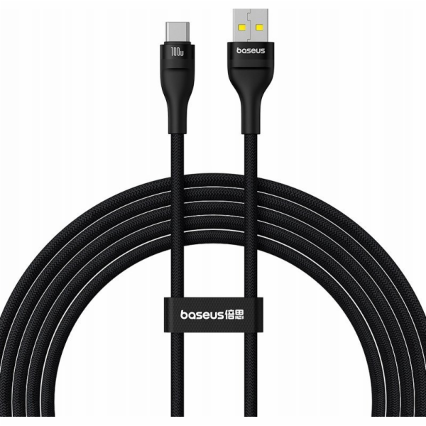 Baseus Flash 2 Rychlonabíjecí kabel USB A na USB C 2 m 10...