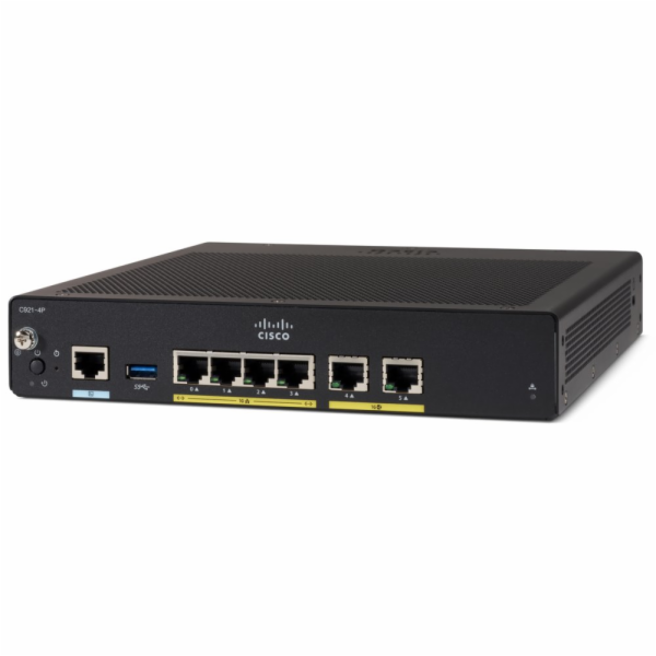 Cisco C921-4P Router Gigabit Ethernet security router wit...