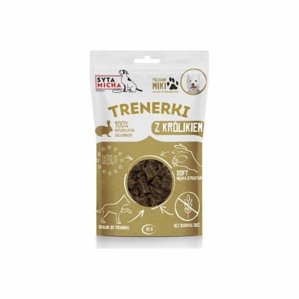 SYTA MICHA Treats with rabbit - pamlsek pro psa - 80g
