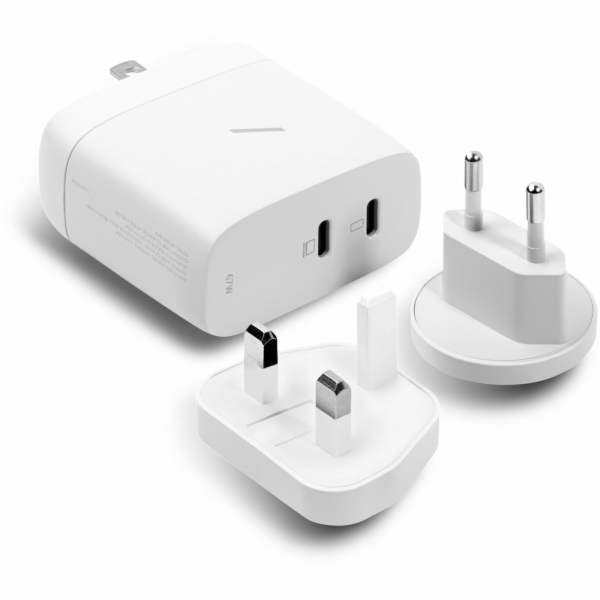 Native Union 67W Dual USB-C Fast GaN PD Wall Charger White
