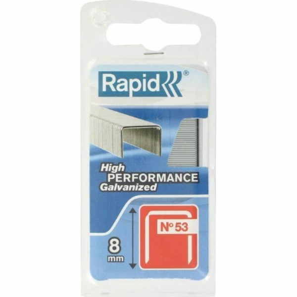Sponky Rapid 40109503, 11,4x8 mm, typ 53, 1080 ks.