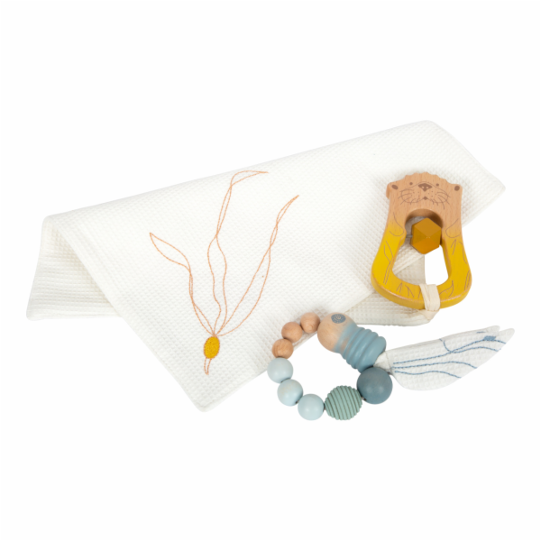 small foot 3dílná sada hraček pro miminka