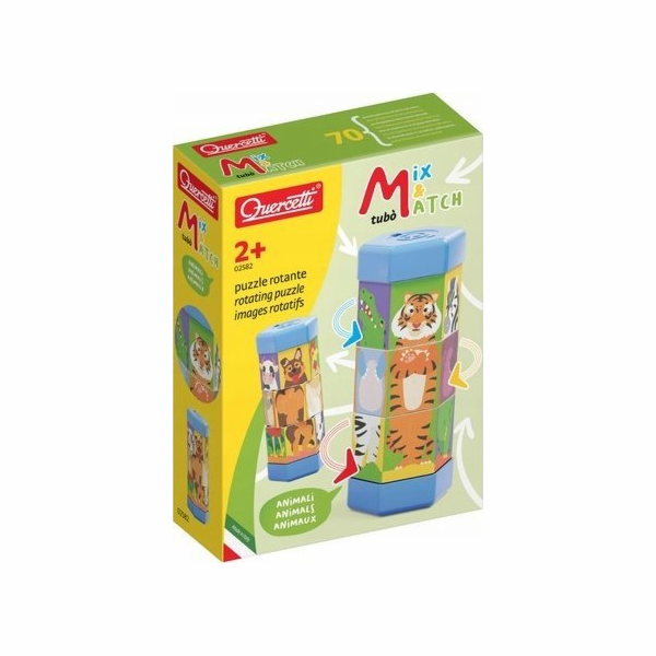 Quercetti Tubo Mix & Match Zvířata
