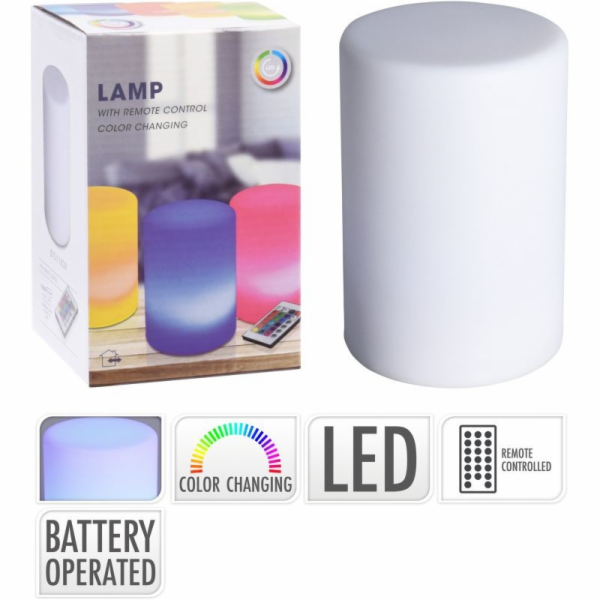 LED lampa 10 x 15 cm s dálkovým ovládáním