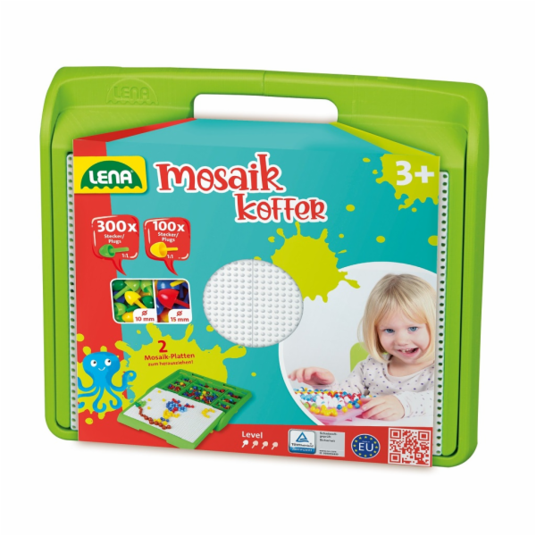 Lena Mozaika v přenosném  kufříku 400 ks