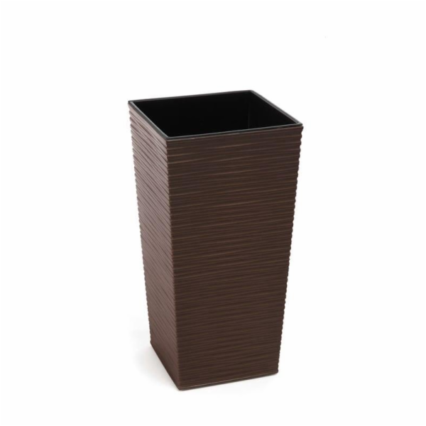 Hrnec Lamela 590-83, plast, H 30 cm, hnědý