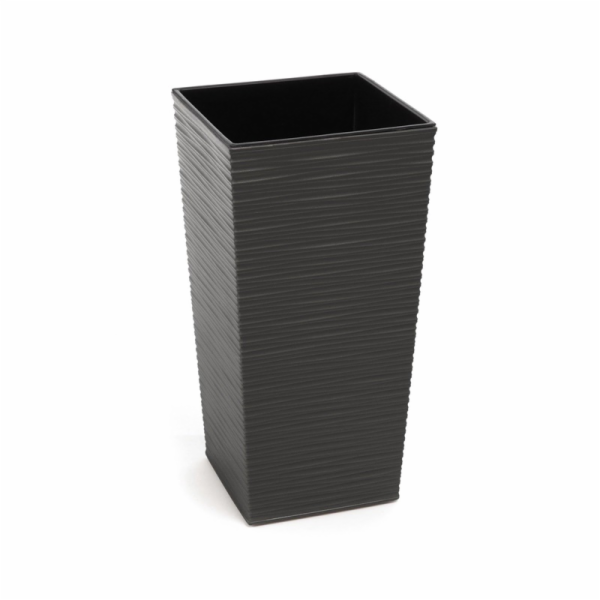 Hrnec Lamela 593-50, plast, H 35 cm, šedý