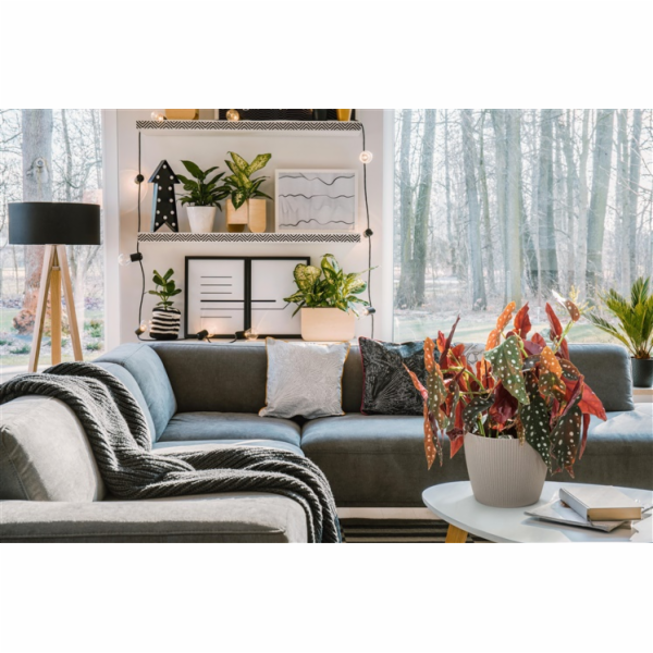 Plastový hrnec LAMELA 873-05, bílý, O30 cm