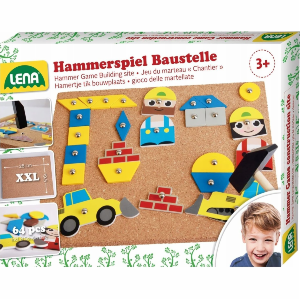Lena Zatloukací hra staveniště