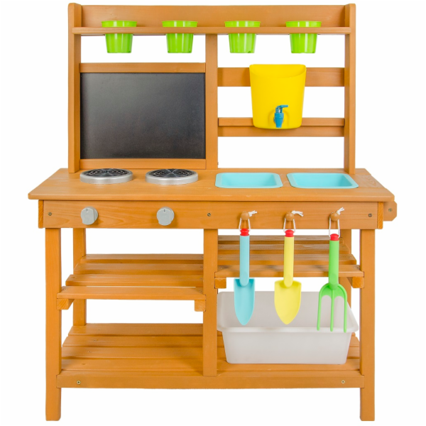 2Kids Toys Dřevěná zahradní kuchyňka