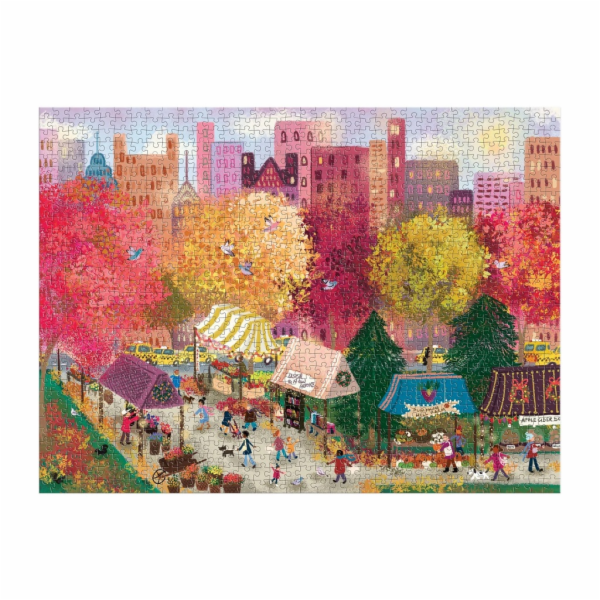 Galison Puzzle Podzim na městském trhu 1000 dílků